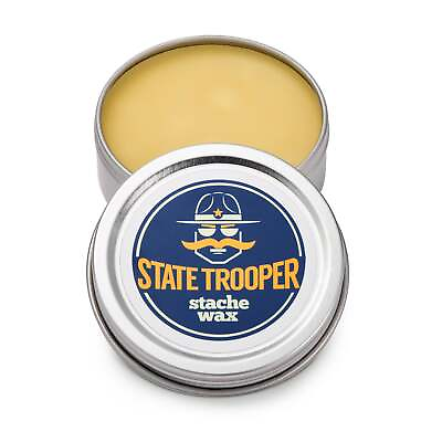 #ad State Trooper Stache Wax Mustache Wax Medium Hold with All Natural Ingredients $16.99