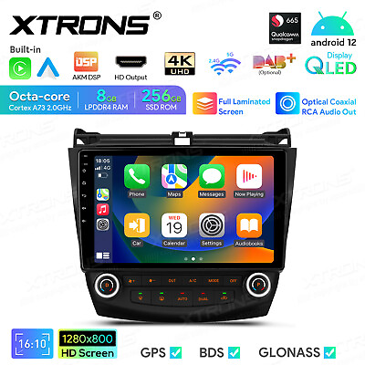 #ad Navigation 4G WiFi Android Car Play Car Stereo GPS 8Core 8256G For Honda Accord $375.00