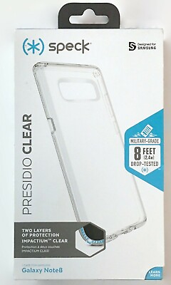 #ad NEW Speck Presidio Clear Series Case for Samsung Galaxy Note 8 Clear 103788 5085 $5.65