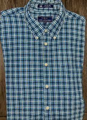 #ad Mens John Ashford Long Sleeve Plaid Flannel Shirt Size XLT XL Tall NICE $17.99