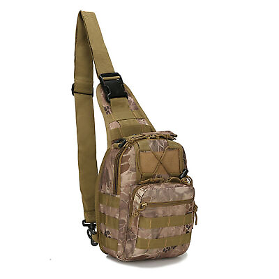 #ad Tactical Backpack Molle Sling Chest Shoulder Bag Assault Pack Messenger Bag $40.99