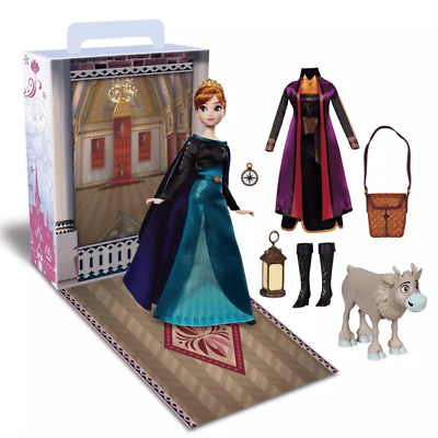 #ad Anna Story Doll Friends Play Set Frozen 1 amp; 2 NIB NEW Disney Store SHIPS TODAY $35.85
