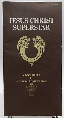 #ad Jesus Christ Superstar Cast amp; Lyrics Album Insert Booklet October 1970 $8.00