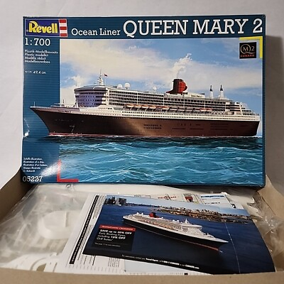 #ad Revell Luxury Liner Queen Mary 2 Ship Vintage 1997 Model Kit #05227 Scale 1:700 $65.00