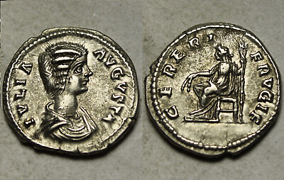 #ad Rare Genuine ancient Roman silver coin Julia Domna Laodicea denarius Pudicitia $111.75