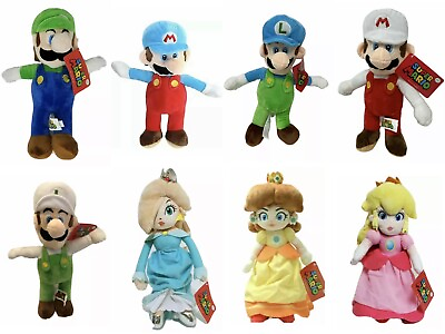 #ad Super Mario Luigi Princess Daisy Peach Rosalina 12quot; Soft Plush Doll Toy $16.99