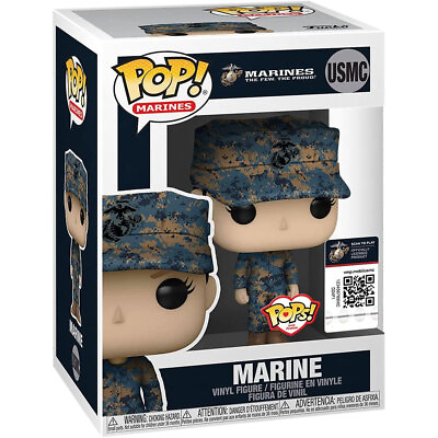 #ad Funko POPs With Purpose Military US Marines Figure MARINE Female #1 USMC $12.89