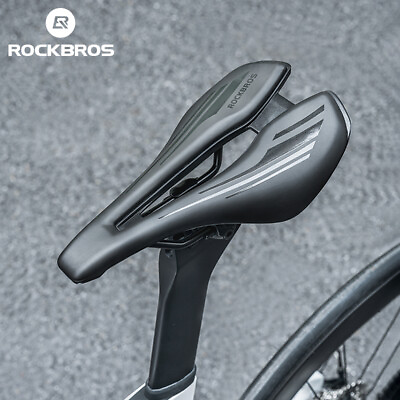 #ad ROCKBROS MTB Road Bike Saddle Comfortable Hollow Bicycle Racing Seat Cushion $25.89