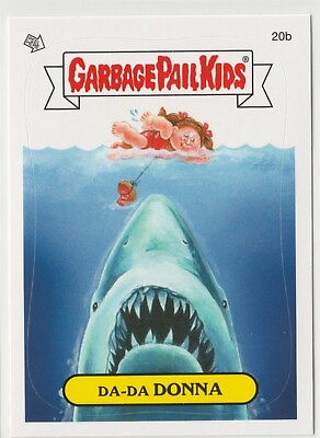 #ad 2014 Garbage Pail Kids Series 1 #20b Da Da Donna GPK Jaws shark film movie 17005 $15.00