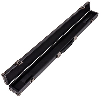 #ad 1x1 Hard Billiard Pool Cue Hard Box. 1 2 Cue Case for 1 Butts 1 Shafts BLK $27.98