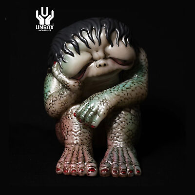 #ad Unbox Lovely Monster Sitting Version Hideshi Hino Designer Figure VINYL H13inch $368.60