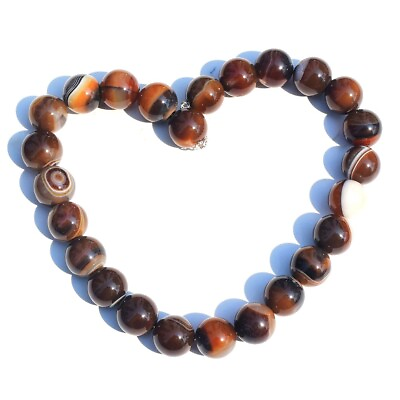 #ad Most Outstanding Round Shape Agate 1308 Cts Beaded Wonderful Necklace AK 12 E553 $96.00