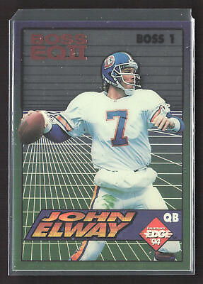 #ad 1994 Collector#x27;s Edge Boss EQII Bronze Letters #1 John Elway Denver Broncos $4.99