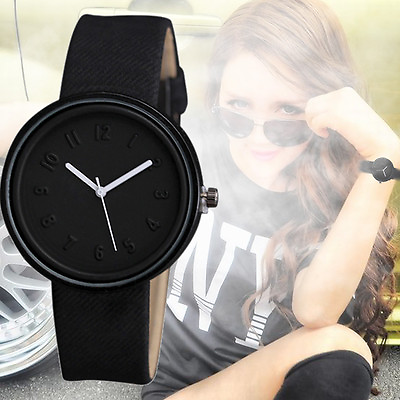 #ad Fashion Girls Boys UNISEX Watches Analog Quartz Canvas Sport Casual Wristwatches $6.41