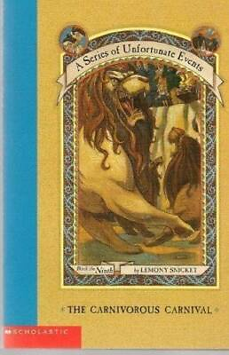 #ad The Carnivorous Carnival Series of Unfortunate Events #9 Paperback GOOD $3.90