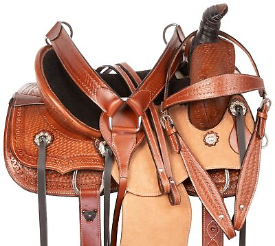 #ad Western Horse Saddle Leather Kids Premium Trail Tack 12 13 $332.49