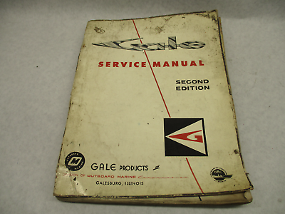 #ad Gale 2.5 thru 35 HP Outboard Service Repair Manual 2nd Edition 1958 $49.79