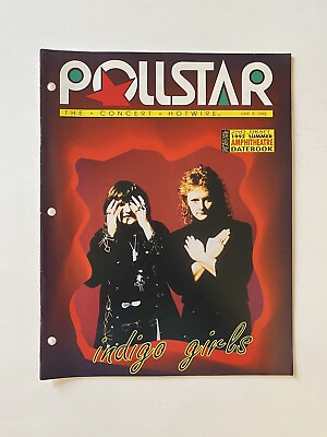 #ad Pollstar Magazine Indigo Girls June 8 1992 EX MT $150.00