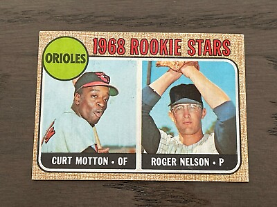 #ad 1968 Topps Baltimore Orioles Rookie Stars Curt Motton Roger Nelson #549 $5.49