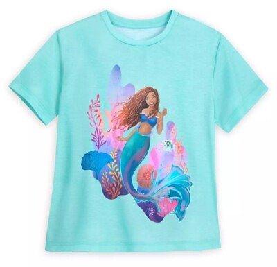 #ad Disney Parks Little Mermaid Teal Blue Princess Ariel Live Action ADULT 2x Shirt $19.99