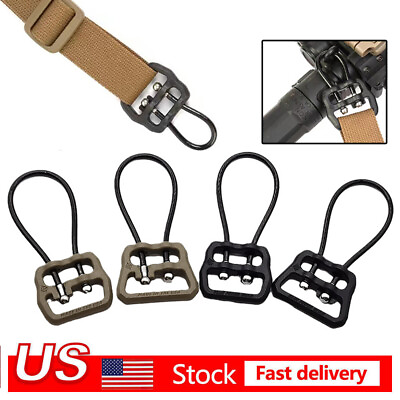 #ad Tactical Sling Universal Wire U Loop Sling Connection Adapter Quick Release Buck $9.59