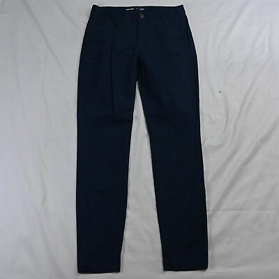 #ad Old Navy 0 Navy Blue Skinny Stretch Womens Khakis Chinos Pants $12.99