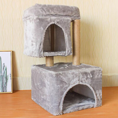 #ad 28quot; Cat Tree Tower Condo Bed Furniture Scratching Post Pet Tree Kitty Play House $35.70