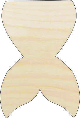 #ad Mermaid Tail Laser Cut Wood Shape MYTH129 $13.88
