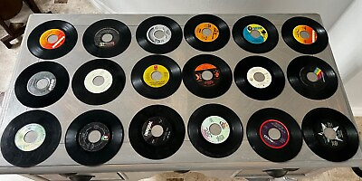 #ad 18 Vintage 45 RPM Records See Photos For Titles $10.00