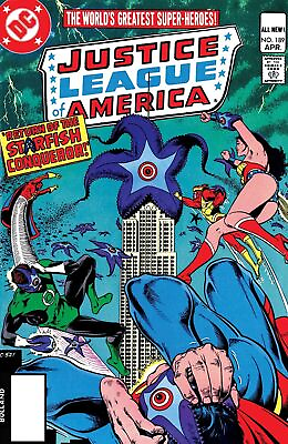 #ad quot; JUSTICE LEAGUE OF AMERICA #189 COMIC BOOK COVER quot; POSTER MANYS SIZES No.189 $14.99