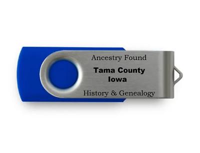 #ad TAMA County Co Iowa IA History amp; Genealogy Books USB FLASH DRIVE $9.85