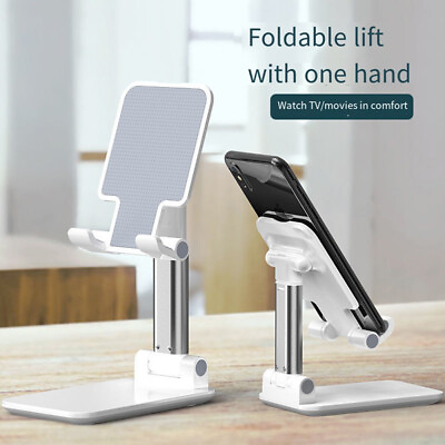 #ad Mobile Phone Phone Holder Stand Mount Desk Mount Clip For iPhone iPad Portable $3.79