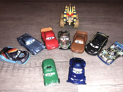 #ad Disney Pixar Cars Lightning McQueen 1:55 Diecast Model Car Toys Gift 10 PCs $10.29