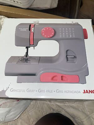 #ad Janome Graceful Gray Basic Easy to Use 10 Stitch Portable Compact Sewing Mach... $188.00