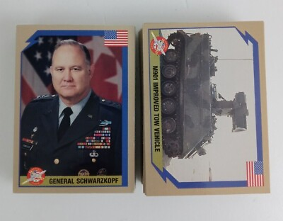 #ad 1991 Weapon Profiles Desert Storm Cards Pick Your Card $1.45