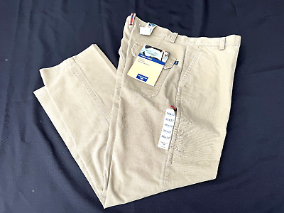 #ad Dockers Men#x27;s Iconic Mobile Cargo Beige Pants Relaxed Fit Cotton Sz W 36X32 NWT $18.99