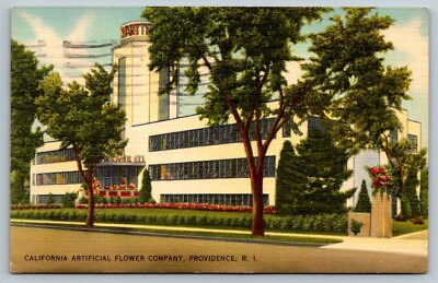 #ad 1942 Providence Rhode Island The Calart Building Postcard $6.00