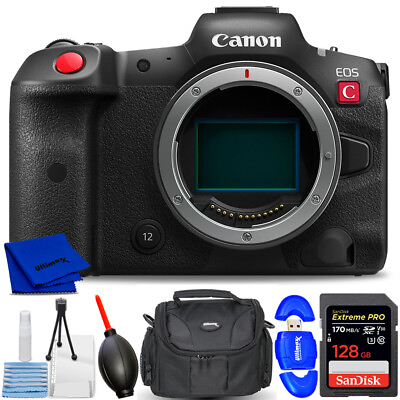 #ad Canon EOS R5 C Mirrorless Cinema Camera 5077C002 7PC Accessory Bundle $3629.95