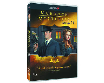 #ad Murdoch Mysteries: The Complete Season 17 DVD 5 Disc Box Set New Sealed $18.99