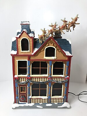 #ad Gold Label Collection: The Night Before Christmas Lighted House Story amp; Music $119.99