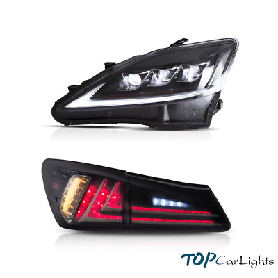 #ad VLAND Full LED Headlights amp; Smoked Tail Lights For 2006 2012 LEXUS IS250 350 ISF $607.99
