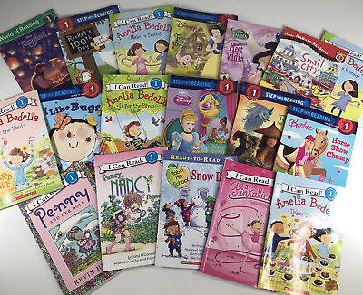 #ad Random Lot of 10 Level 1 Step Into Reading I Can Read Learn To Read FOR GIRL $15.98