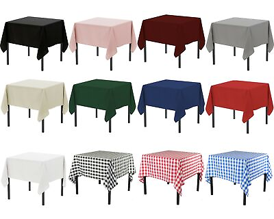 #ad Polyester Tablecloths Square for Weddings Parties amp; Home Use 72 x 72 inch $19.99