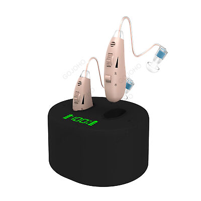 #ad Digital Hearing Aid Severe Loss Rechargeable Invisible BTE Ear Aids Of 1 Pair $89.99