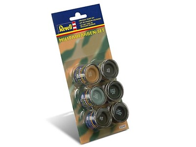 #ad Revell 32340 Email Color Military Paint Set 6 X 0.5oz New $16.58