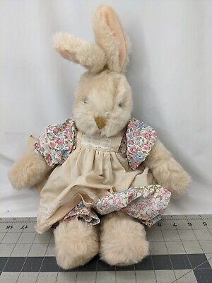 #ad Jenny La Hare Rabbit Plush Tan 18 Inch Dress 1984 Francesca Hoerlein Franland $124.95