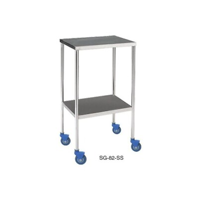 #ad Pedego Mid Size Stainless Steel Instrument Table W Shelf SG 82 $249.99