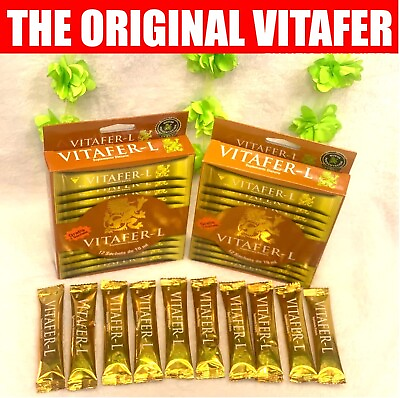 #ad Vitafer L 15 Sachets Box for Men and Women FREE GIFT SEX BOOSTER ✅ $23.95