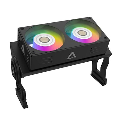 #ad 2X Cooler Cooling Fan Memory Cooler with Dual 60mm Fan PWM Radiator for2028 AU $70.99
