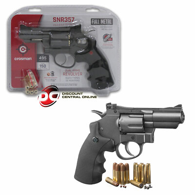 #ad Crosman SNR357 CO2 Dual Ammo Full Metal Air Gun Pistol Revolver BB amp; Pellet $79.99